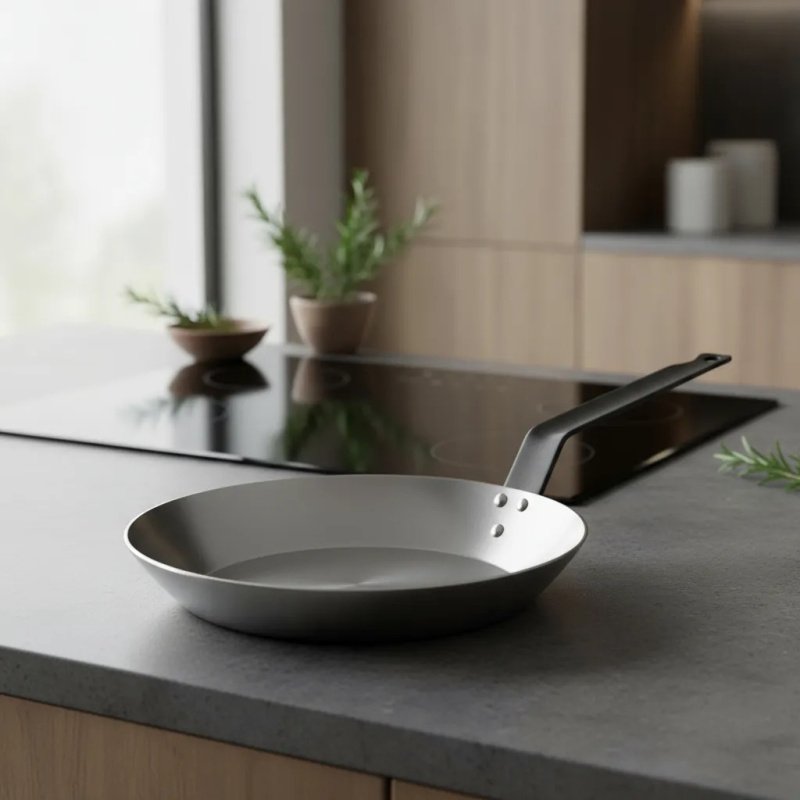 Sartén Profesional 22cm Acero Carbono Garcima