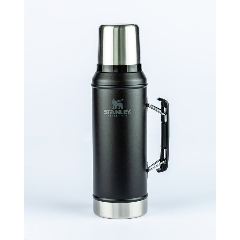 Botella Termo Stanley Classic, 950 Ml, Color Negro Mate