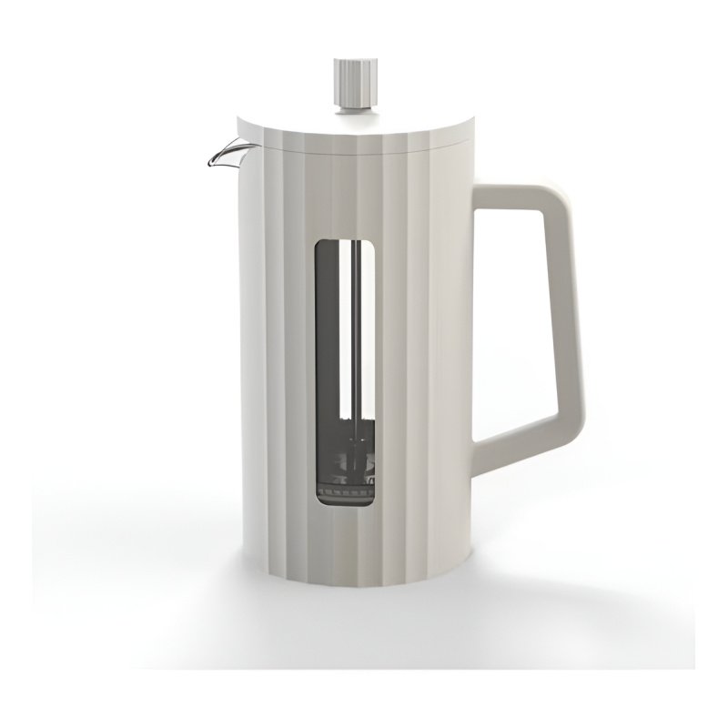 Cafetera Prensa Francesa Manual 1lt Blanca Catania