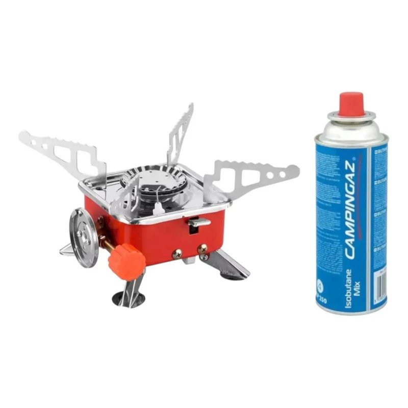 Cocinilla Anafe Portatil Camping + Gas Butano