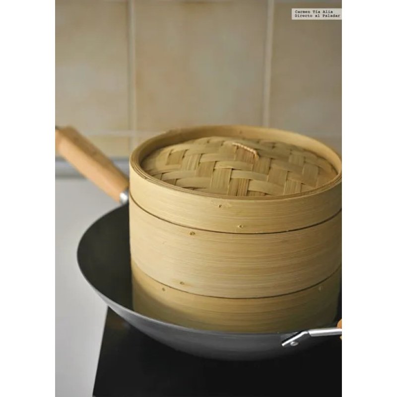 Vaporera De Bambu 2 Piezas 25x14cm Selecta