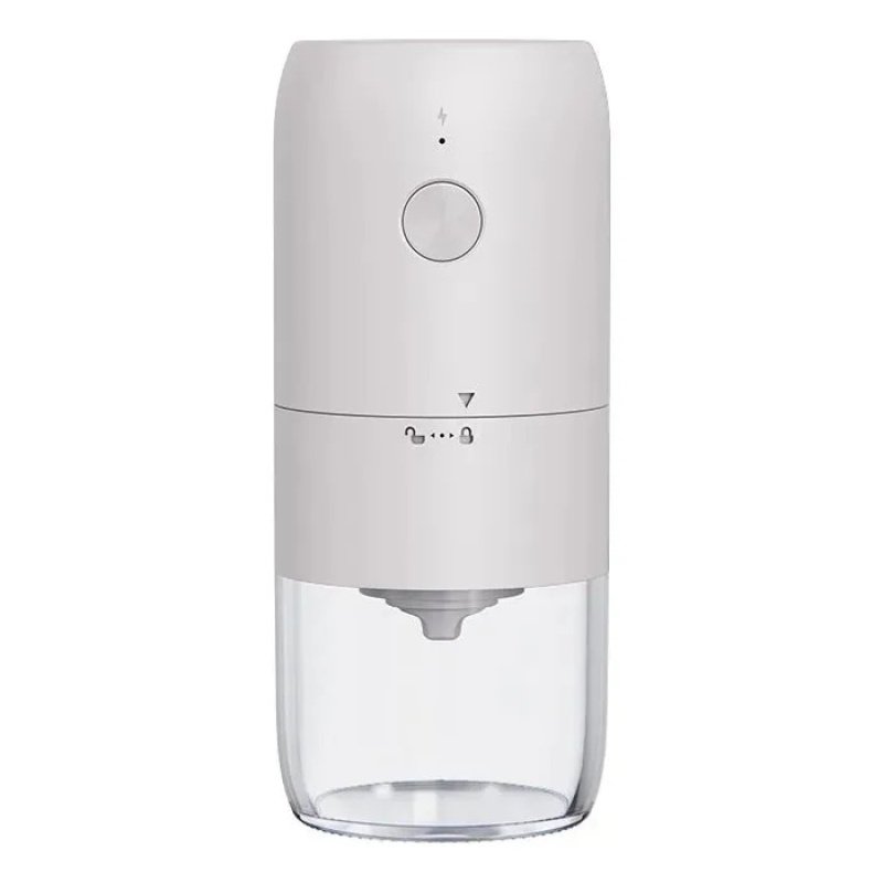 Molinillo Café Electrico Recargable Blanco - 8x18,6cm