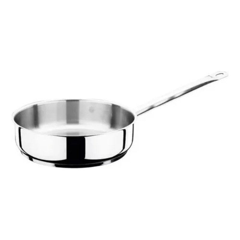 Sarten Acero Inoxidable 24x6cm Apto Induccion