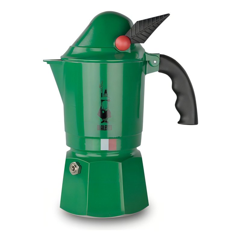 Cafetera Bialetti Moka Alpina 3 Cups Manual Italiana