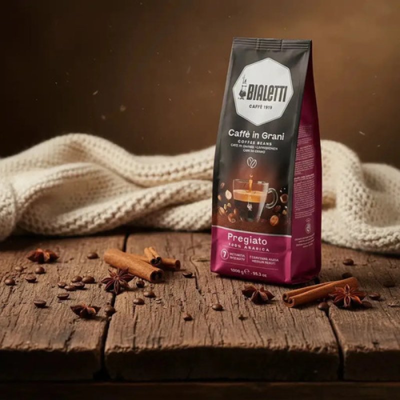 Cafe En Grano Bialetti 1 Kilo Pregiato