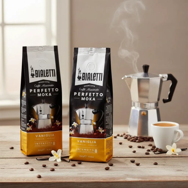 Cafe Molido Vainilla 500grs Bialetti