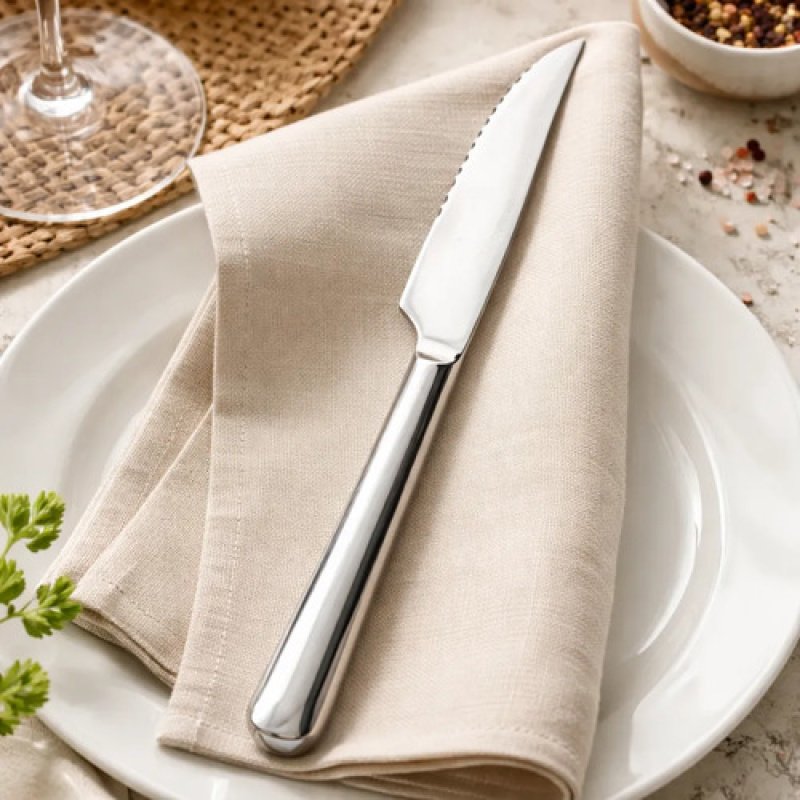 Set X 12 Cuchillos Mesa Selecta 23cm Acero Inoxidable Tokio