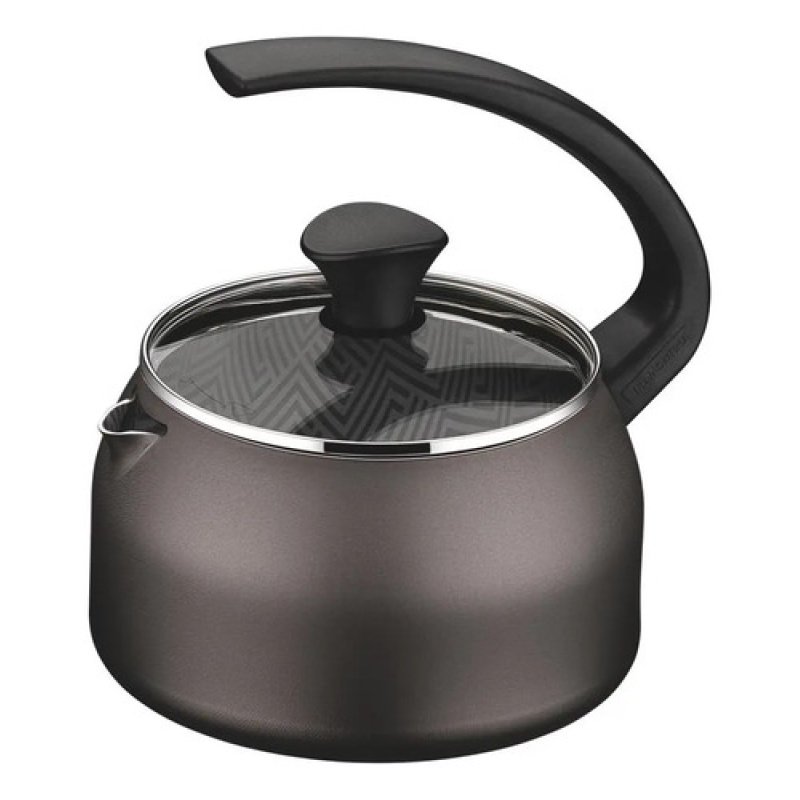 Tetera Antiadherente Tramontina Lead Color Paris De 1,9 L Plomo