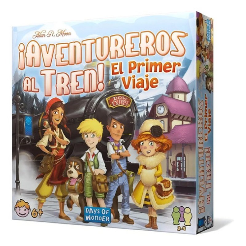 ¡Aventureros al Tren! El Primer Viaje Juego de Mesa Boardgame Estrategia 2-4 Jugadores