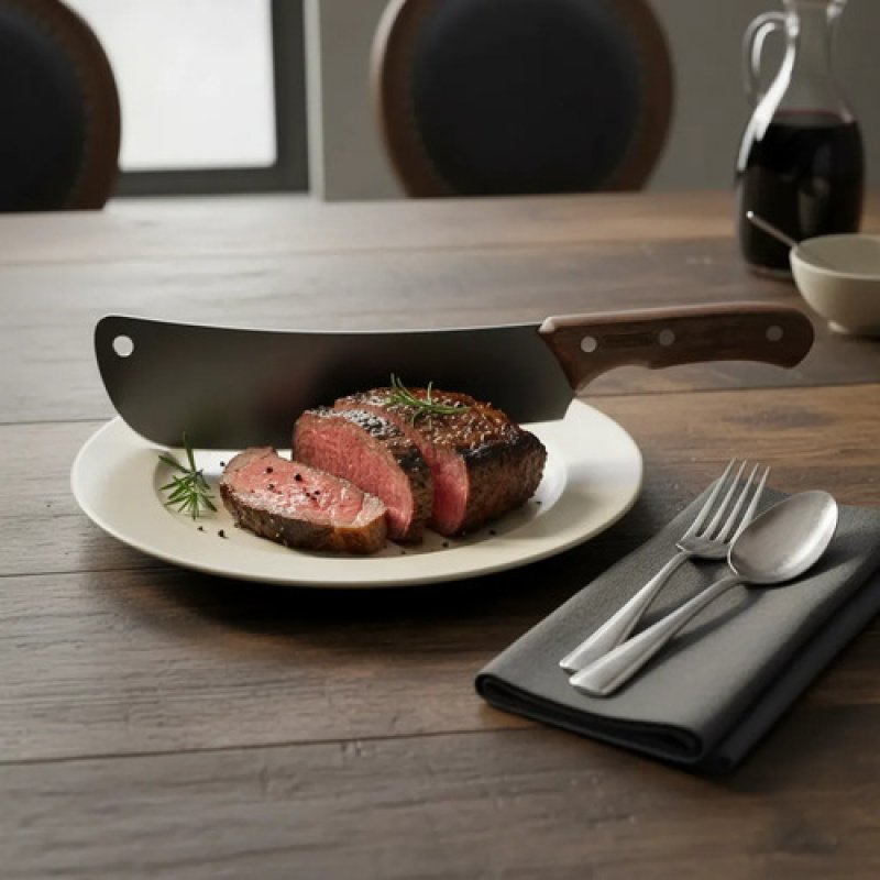Cuchillo Tramontina Black Para Carne 25 Cm
