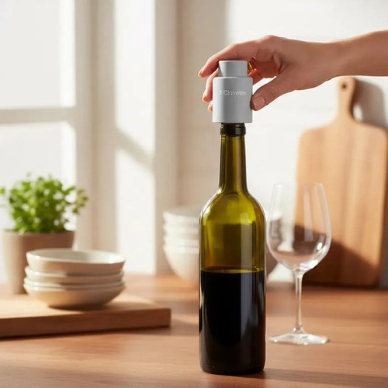 Tapon De Vino Al Vacio 3 Claveles Cilantrobazar