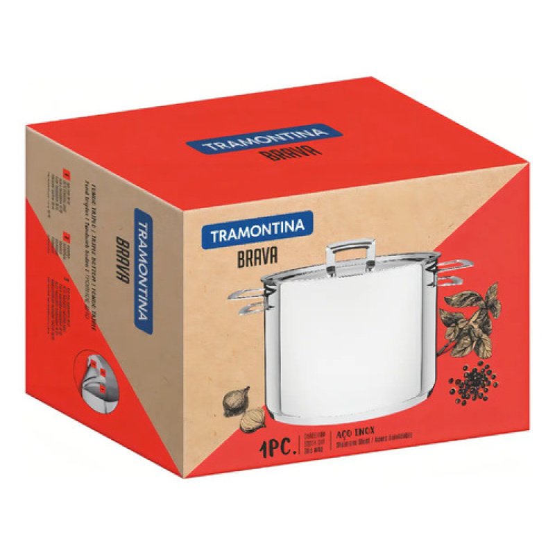 Caldera Tramontina Brava De 4,6 L Inox