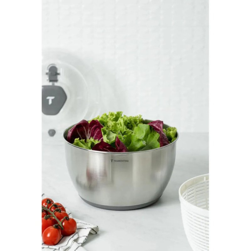 Secador De Ensalada Tramontina De Acero Inoxidable 6 L