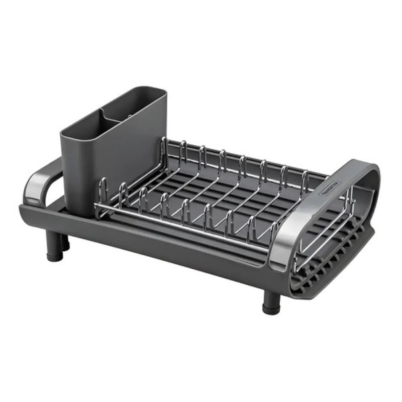Mini Escurridor Para Platos Tramontina Extensible Color Gris - Gris