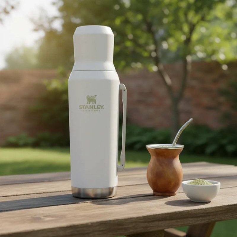 Termo Stanley Mate System Ideal Negro Cilantrobazar - Blanco