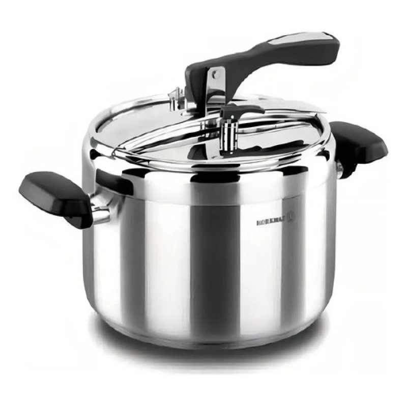 Olla A Presion 7lts Acero Inox. Turbo Korkmaz Gris