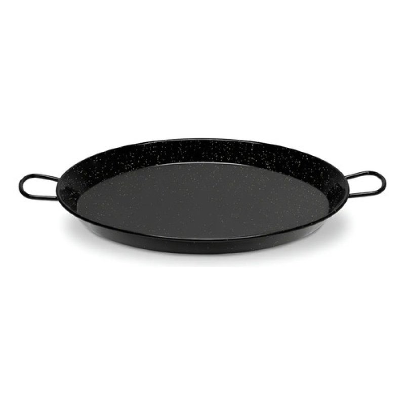 Paellera Antiadherente Pujadas Esmaltada Acero 20cm 2 Porciones Negro