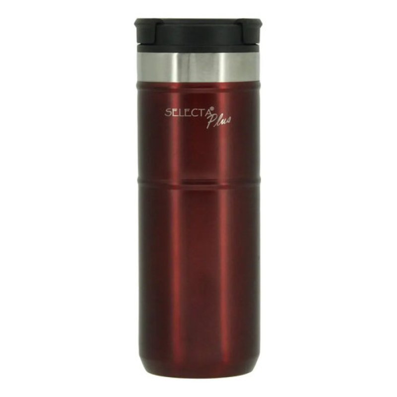 Vaso Viaje Térmico Travel Mug 500ml Acero Inox Doble Pared Color Rojo Oscuro