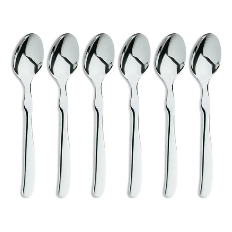 Set De 6 Cucharas De Mesa Acero Inoxidable 3 Claveles