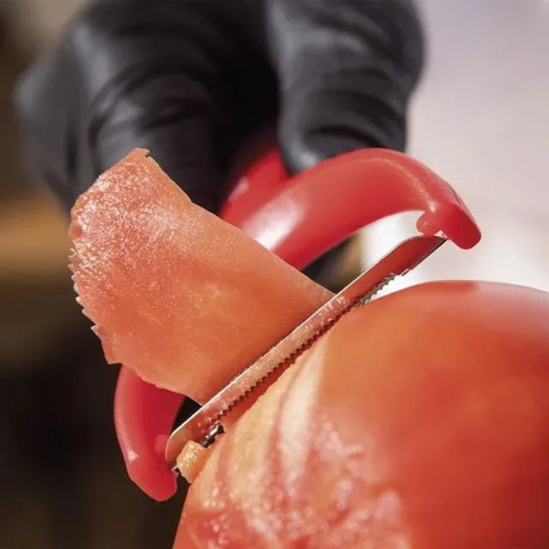Pelador 3 Claveles 15cm Dentado (tomate) Rojo Cilantrobazar