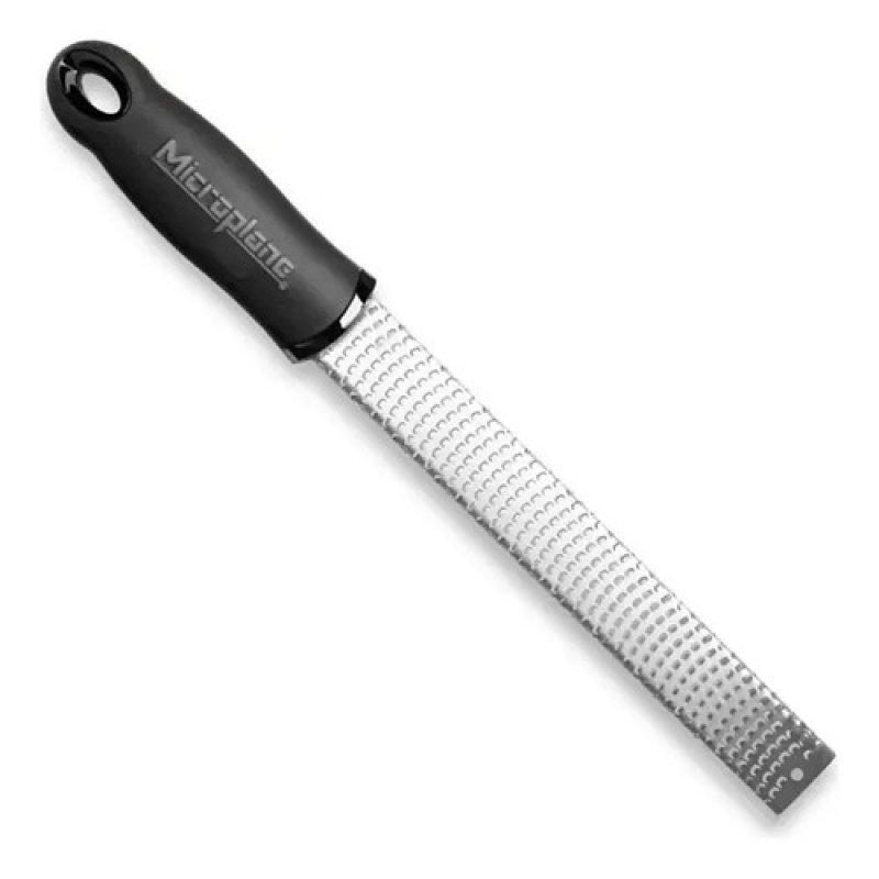 Rallador De Mango Microplane Cilantrobazar Acero Inoxidable Negro