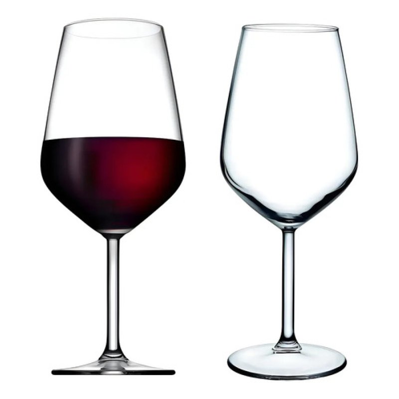 Copa Vino Vidrio 490ml Pasabahce Allegra Incoloro 2 Unidades