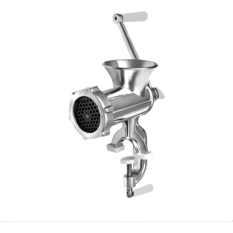 Picadora De Carne Manual Anywere N10 Disco 10 Acero Niquelado