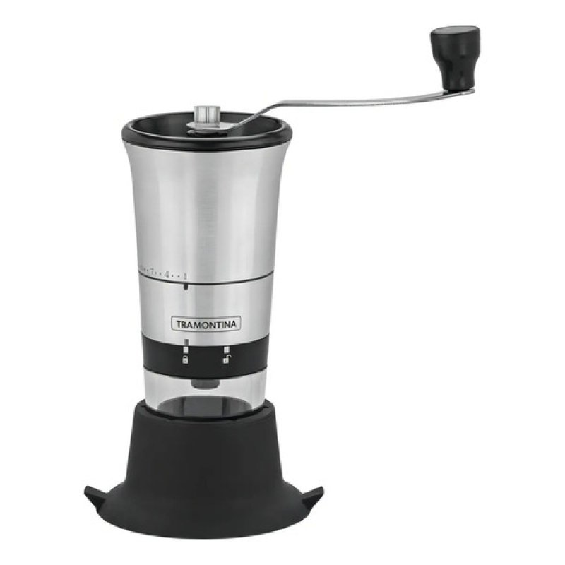 Molinillo de café Tramontina de acero inoxidable con molinillo de cerámica Enhance