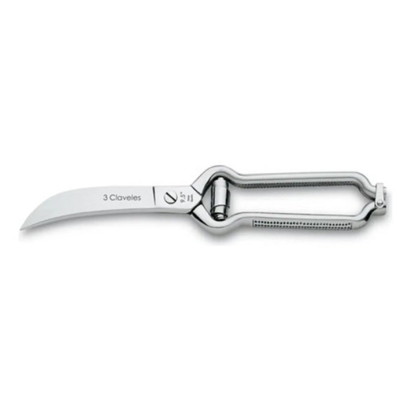 Tijera Trinchadora 3 Claveles 434 Acero Inoxidable 23.75cm Metal