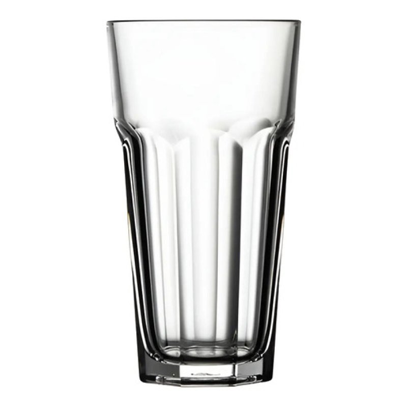 Vaso Vidrio Cerveza 475ml Pasabache Casablanca Pack 6 Transparente Trasparente