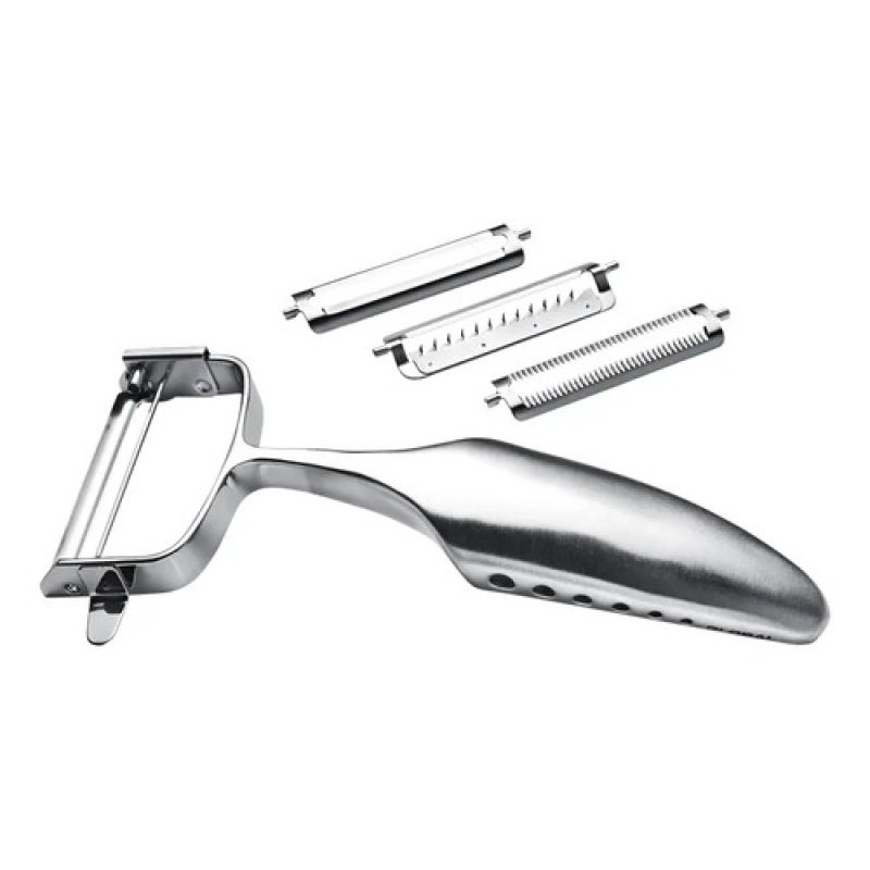 Pelador Horizontal 3 Hojas Intercambiables Global Gs-94 Acero Inoxidable
