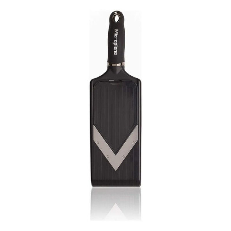 Cortadora Mandoline Microplane Acero Inoxidable Negro