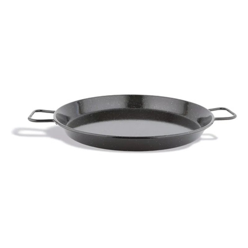 Paellera Pujadas Acero Esmaltado 38cm Con Superficie Antiadhere