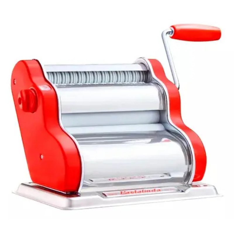 Máquina Para Pastas Pastalinda Clásica Rojo Ancho 20cm Manual