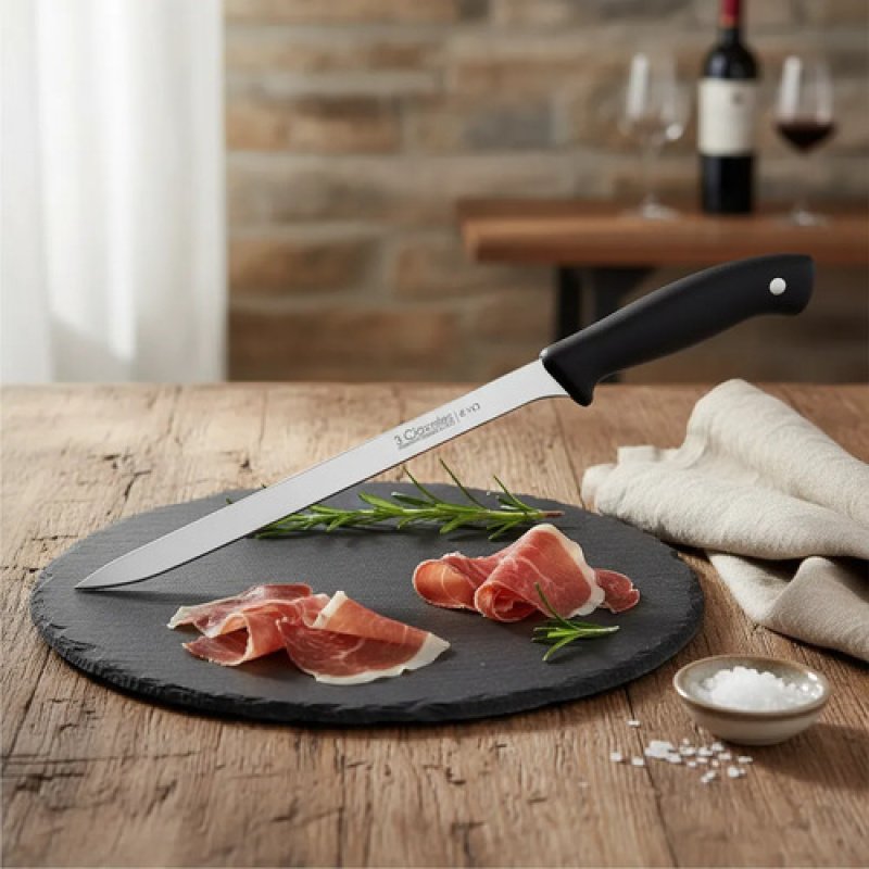 Cuchillo 3 Claveles Evo Jamonero De 25 Cm Cod 1359