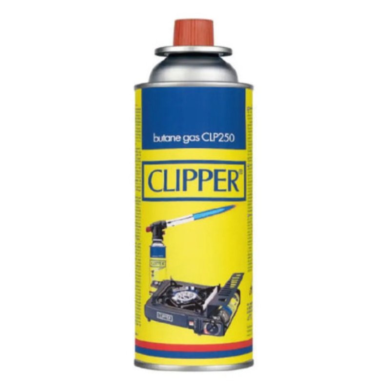 Gas Butano Clipper Clp 250 Aerosol 400ml Para Cocinas Y Estufas