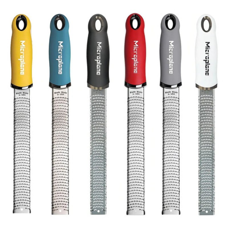 Rallador Manual Microplane Zester Premium Con Mango Color Rojo