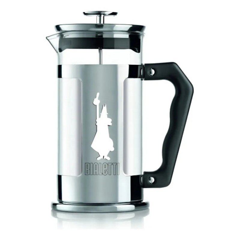 Cafetera De Prensa Francesa Coffeepress 8 Tazas Acero Inoxid Plateado