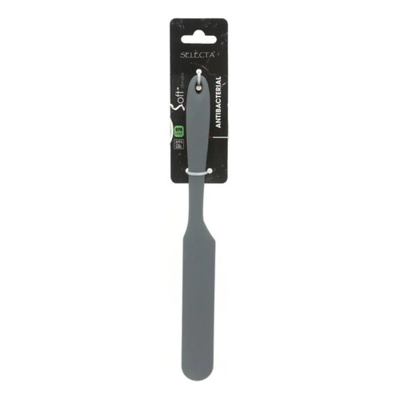 Espatula Larga 24x2.5cms Silicona Gris Selecta Soft