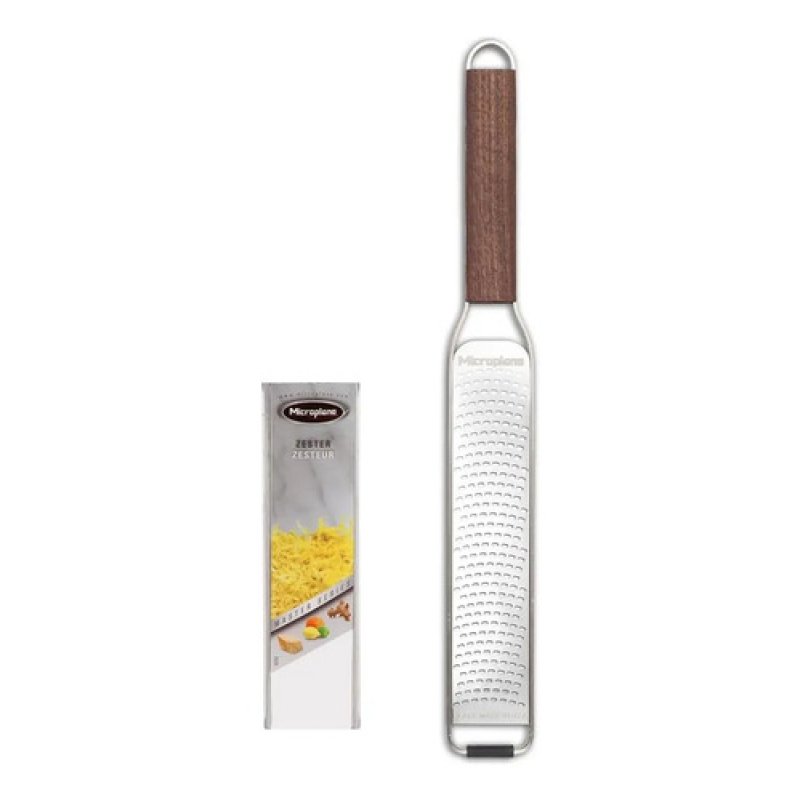 Rallador Mango Microplane Acero Inoxidable Apto Lavavajillas Plateado