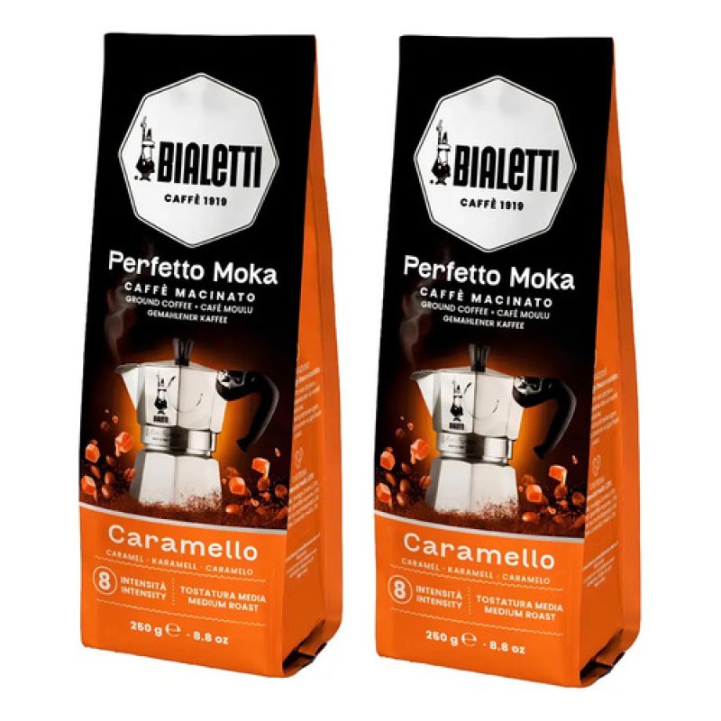 Cafe Molido Bialetti Perfetto Moka Caramello 500grs Medio 8