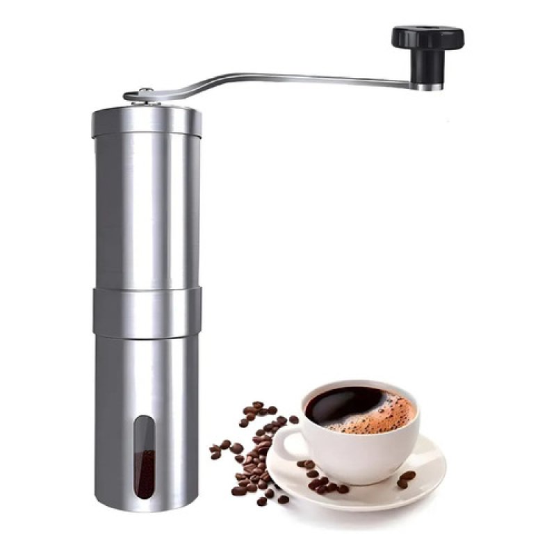 Molinillo Manual Café Master Sale Ajustable Acero Inoxidable Muelas Cerámica Blanco
