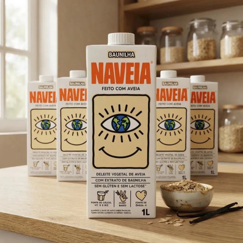 Pack De 6 Leche De Avena Naveia Vainilla 1l Cilantrobazar