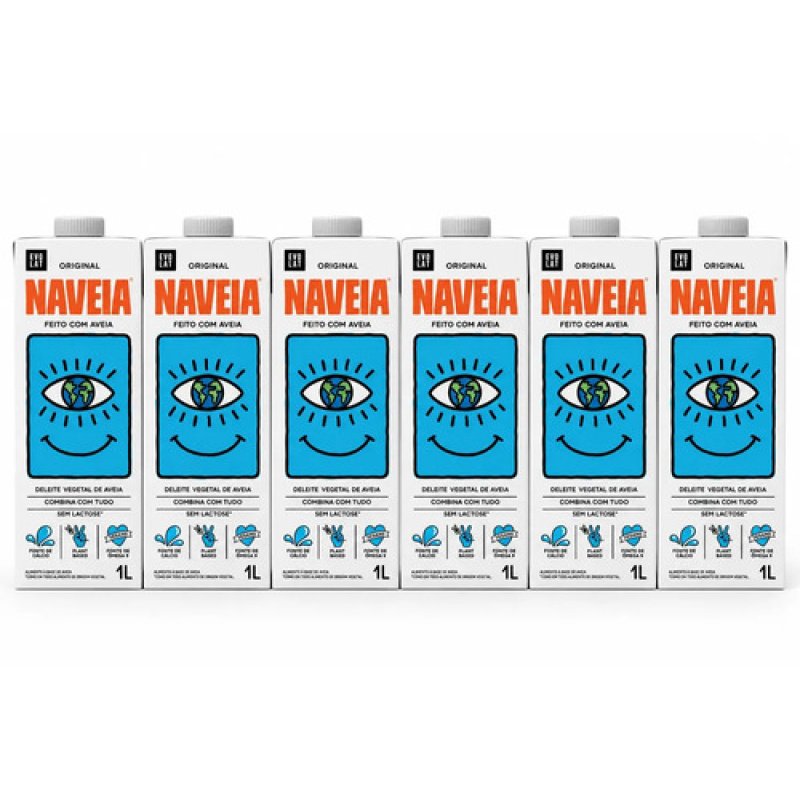 Pack De 6 Leche De Avena Naveia Original Cilantrobazar